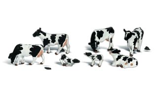 Woodland Scenics # A2724 O Scale Holstein Cows