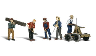 Woodland Scenics # A2747 O Scale  Rail Workers