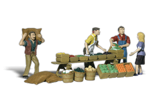 Woodland Scenics # A2750 O Scale Farmers Market