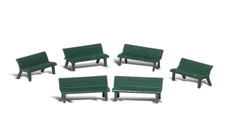 Woodland Scenics # A2758 O scale Park Benches