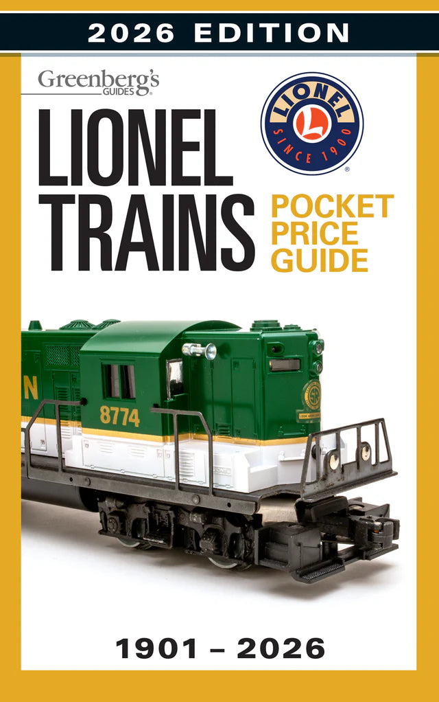 Kal # 108726 Greenberg's Pocket Price Guide /Lionel Trains 2026 Edition