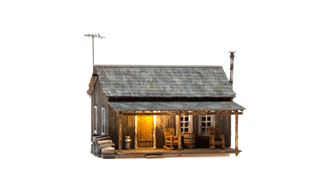 Woodland Scenics # BR5869 Rustic Cabin Built & Ready O Scale