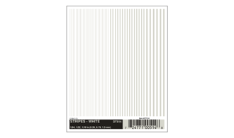 Woodland Scenics # DT514 Dry Transfer Decals / White