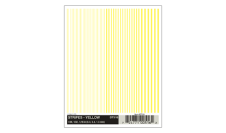 Woodland Scenics # DT516 Dry Transfer Decals / Yellow
