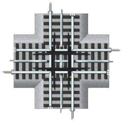 Lionel # 12019 Fastrak 90- Degree Crossover