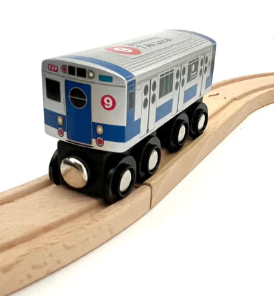 Muni Pals # 01-1109 NYC Subway Platinum Mist 9 Broadway 7 Ave local