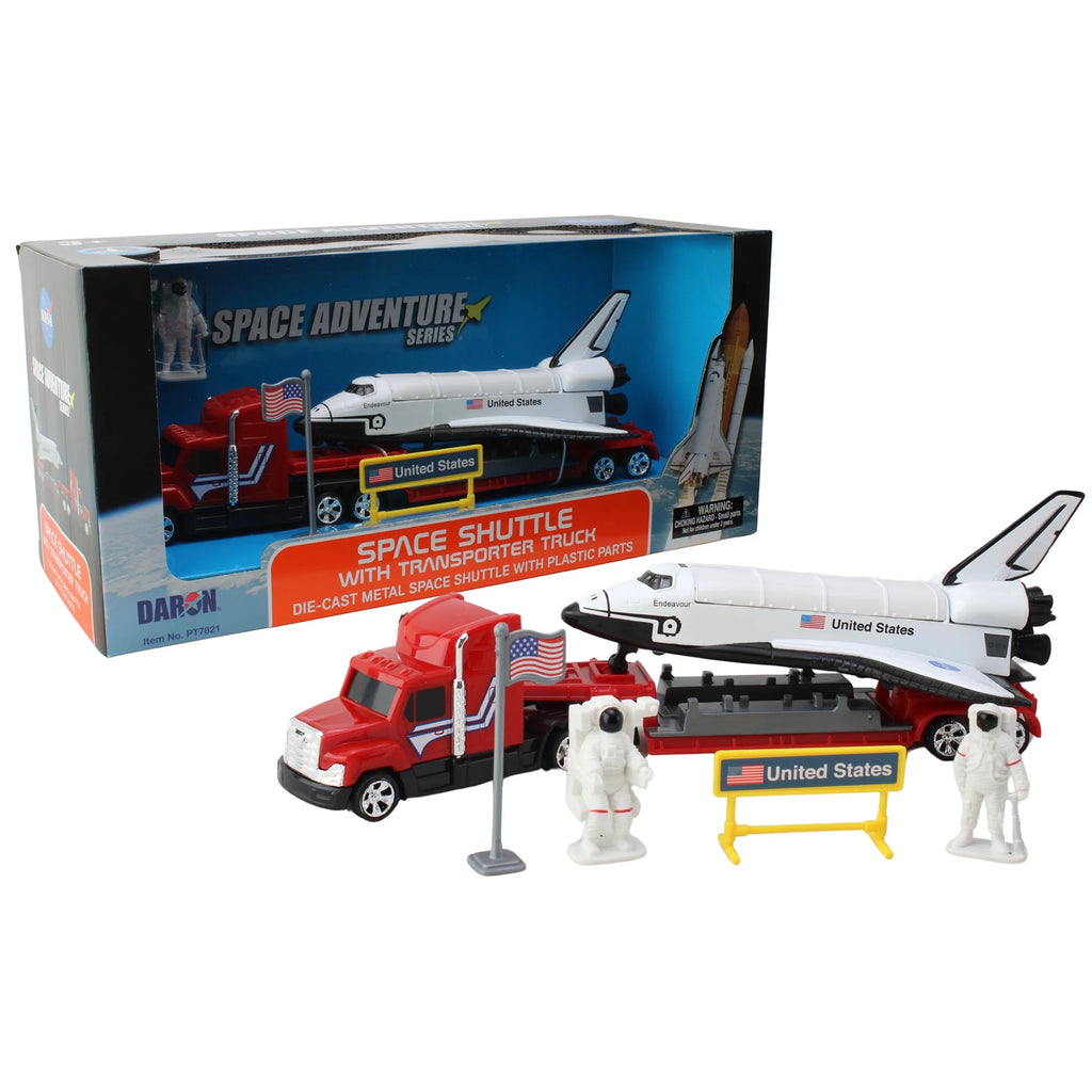 Daron # PT7821 Space Shuttle With Transporter Truck