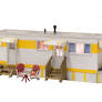 Woodland Scenics # BR5863 Sunny Days Trailer Built & Ready O Scale