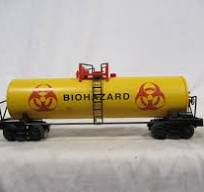 Lionel # 16181 Biohazard Tank Car With Lights