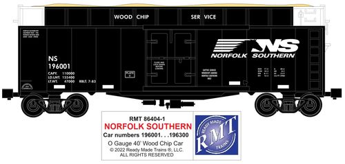 RMT # 86447 NS/NORFOLK SOUTH WOODCHIPCAR