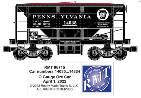 RMT # 96715 Pennsylvania OreCar