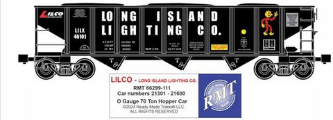 RMT # 66299111 Lilco-Long Island 3 Bay Hopper Car