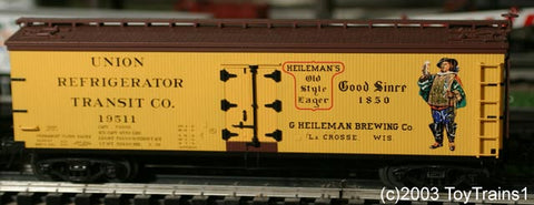 Atlas # 6741-1 Heileman Brewing Co. Woodside Refrigerator Car