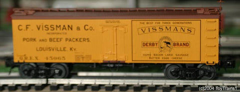 Atlas # 8021-1 Vissmans Woodside Refrigerator Car