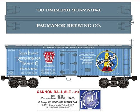 RMT # 86111 Cannon Ball Beer- LIRR