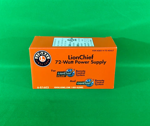 Lionel # 81603 LionChief 72-Watt Power Supply