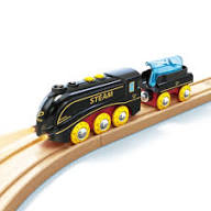 Hape # E3742 Steam & Whistle Train Set