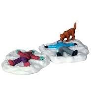 Lemax # 62444 Snow Angels Set Of 2