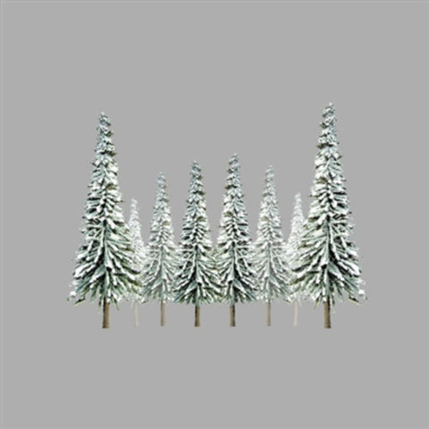 JTT # 92007 4"-6" Scenic Snow Spruce, 24pc