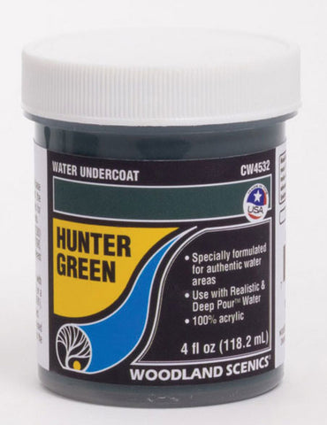 Woodland Scenics # CW4532 Water Undercoat/Hunter Green