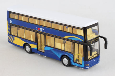 Daron # NY135610 New York City Double Decker Bus With Lights & Sound