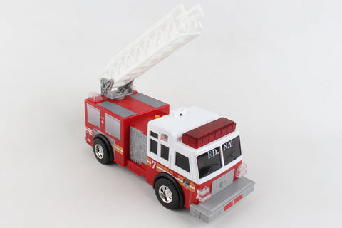 Daron # NY27200-0 Motorized Fire Truck With Light & Sound Action