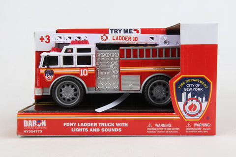 Daron # NY 554773 FDNY Ladder Truck With Lights & Sounds