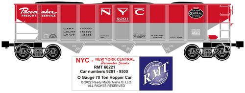 RMT # 66221 NYC 3-Bay Coal Hopper Car