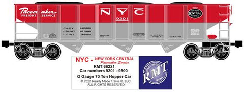 RMT # 66221 NYC 3-Bay Coal Hopper Car
