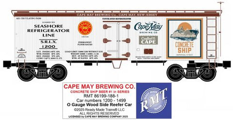 RMT # 86199-188-1  Cape May-Concrete 36ft Wood Side Reefer