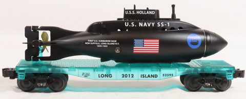 Lionel # 52595 RailRoad Museum Of Long Island USS Holland Submarine FlatCar