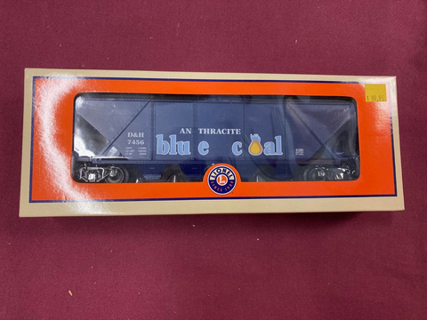 Lionel # 81055 Anthracite Blue Coal Quad Hopper #7456