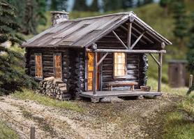 Woodland Scenics # BR5875 Cozy Cabin Built-&-Ready O Scale