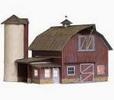 Woodland Scenics # BR5865 Old Weathered Barn Built & Ready O Scale