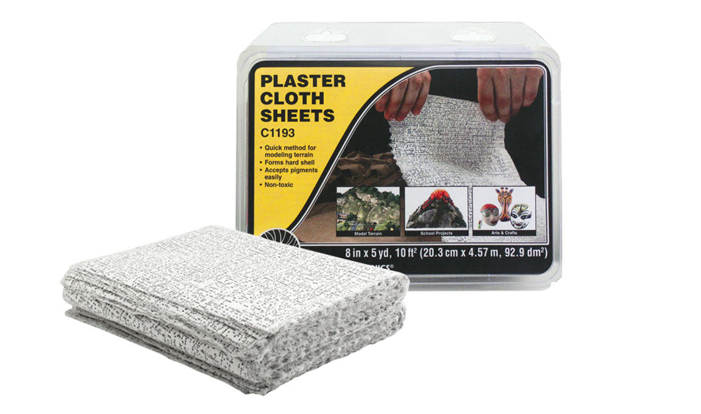 Woodland Scenics $ C1193 Plaster Cloth Sheets