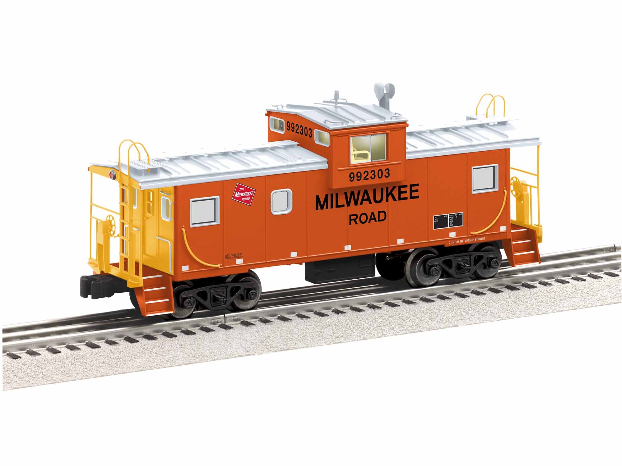 Lionel # 1926930 Milwaukee Road Extended Vision CupolaCam Caboose #992303
