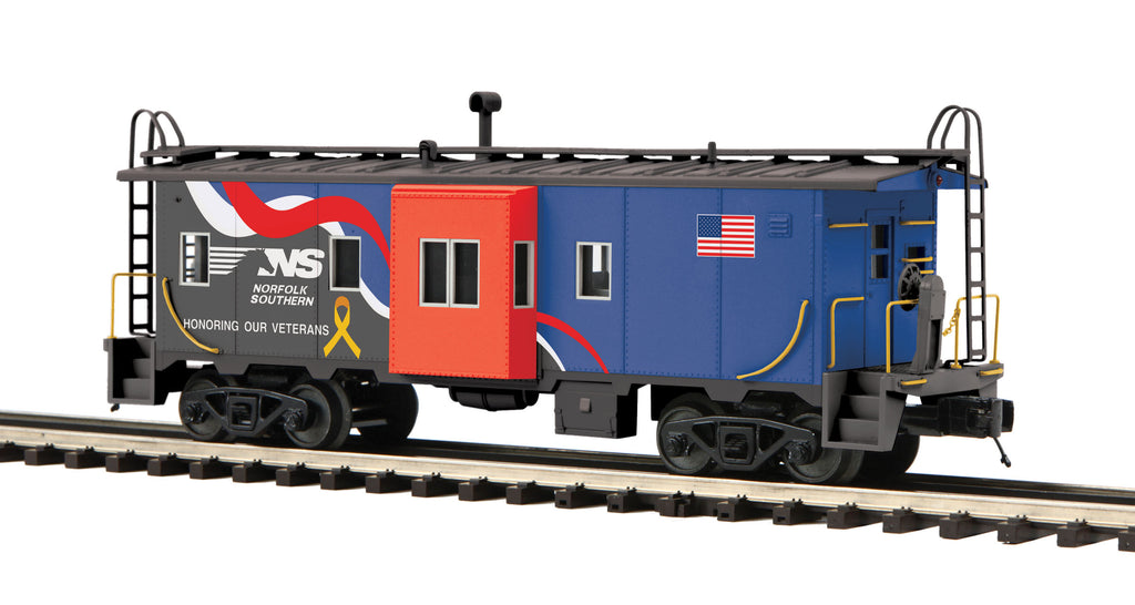 MTH # 20-91594 Norfolk & Southern Veterans Bay Window Caboose