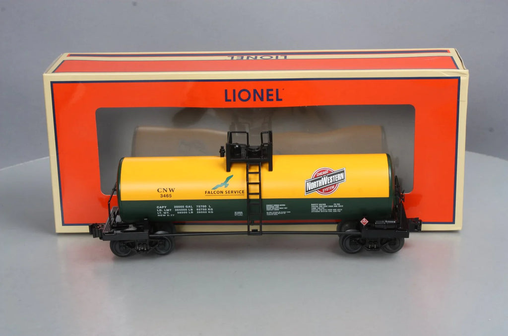 Lionel # 81666 C&NW O Uni-Body Tank Car #3465