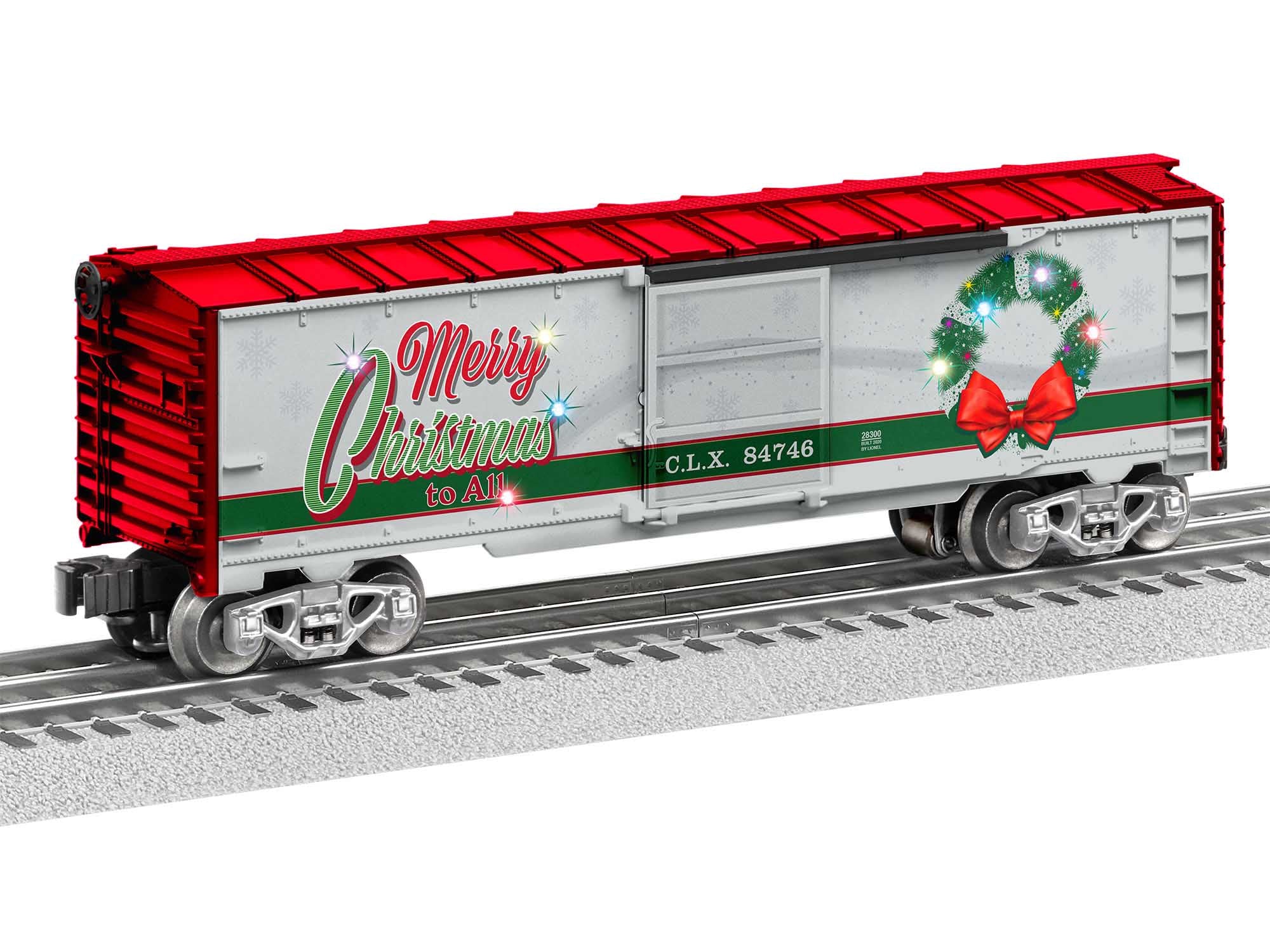 Lionel # 2028300 Christmas Light Express Boxcar