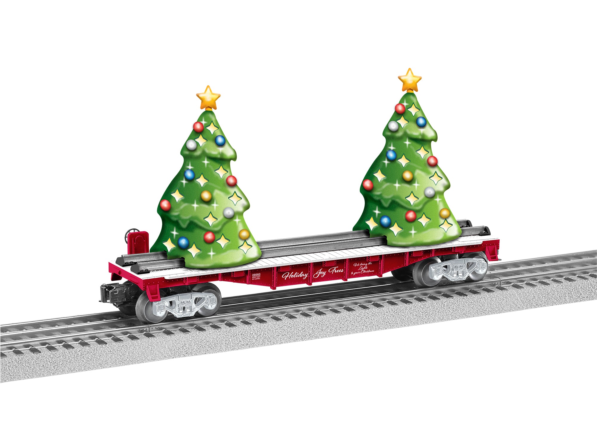 Lionel # 2128060 Christmas Tree Flatcar