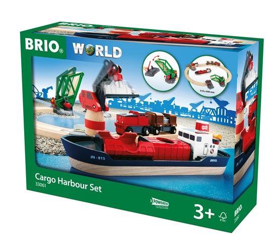 Brio # 33061 Cargo Harbour Set/Powered