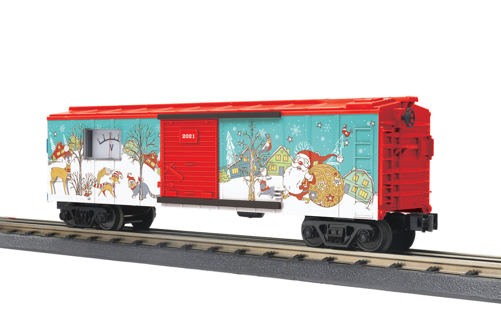MTH # 30-71061 Christmas Boxcar w/ Power Meter