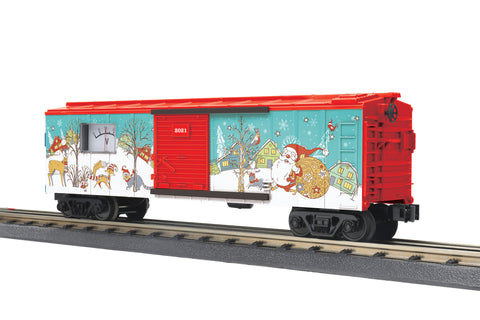MTH # 30-71061 Christmas Boxcar w/ Power Meter