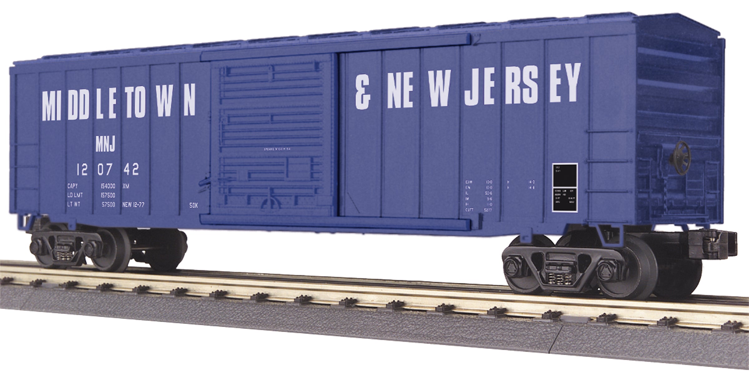MTH # 30-74951 Middletown & New Jersey 50' Modern BoxCar