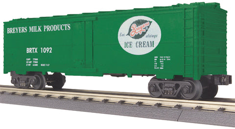 MTH # 30-78190 Breyers Modern Reefer Car