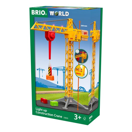 Brio # 33835 Light Up Construction Crane