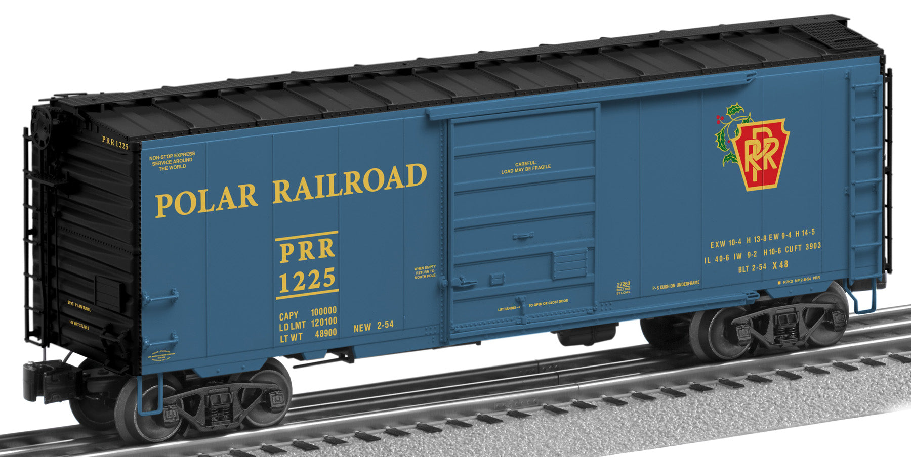 Lionel # 27263 Polar Railroad PS-1 Boxcar # 1225