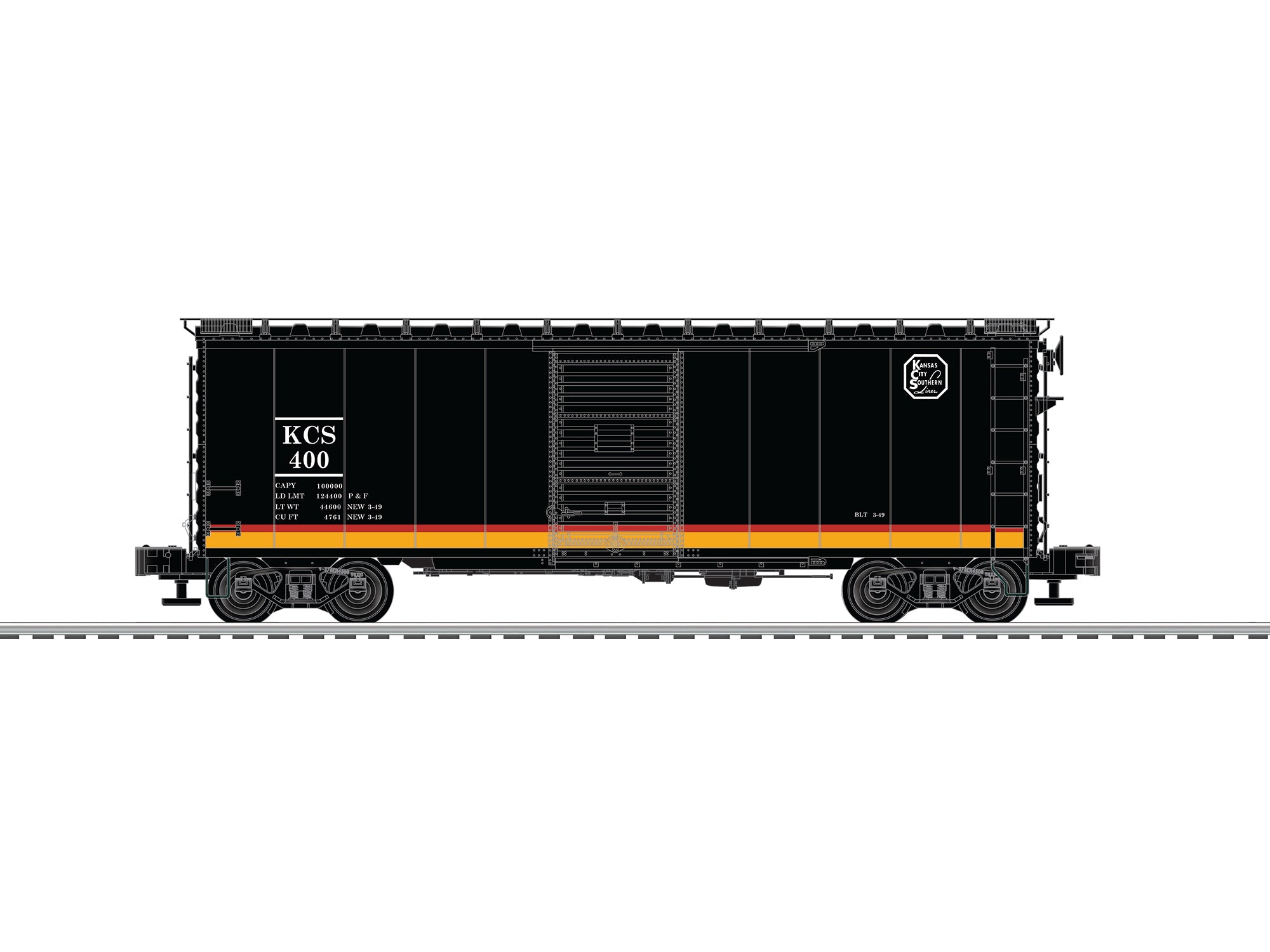 Lionel # 83565 Kansas City Southern PS-1 Express BoxCar