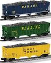 Lionel# 17783 NS Heritage 3 Bay Open Hopper 3PK Reading/Wabash/Illinois