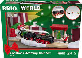 Brio # 36014 Christmas Steaming Train Set/ Powered